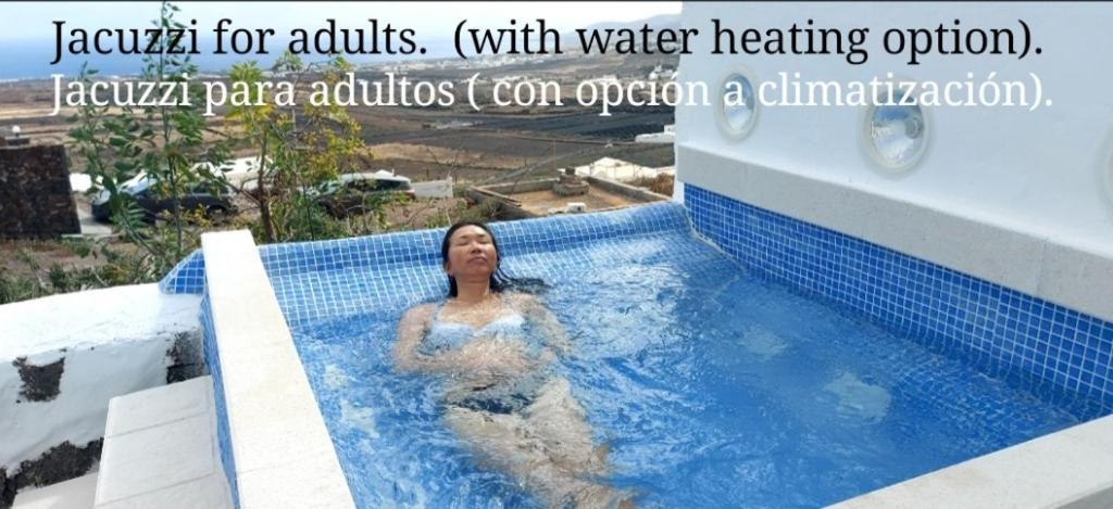 Aloelux Villa !! - Private Villa With Pool , Jacuzzi, Cinema, Massage ,Wonderful View, Art Desing Villa Tías Exterior foto